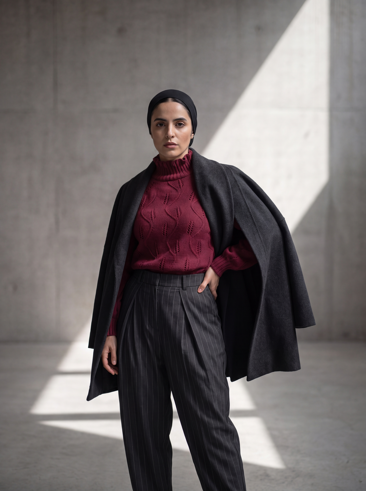 Scarf Cape Coat