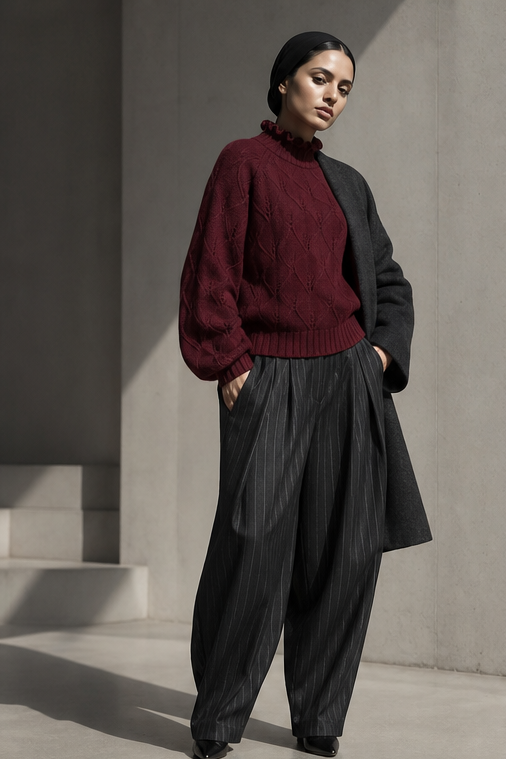 Scarf Cape Coat