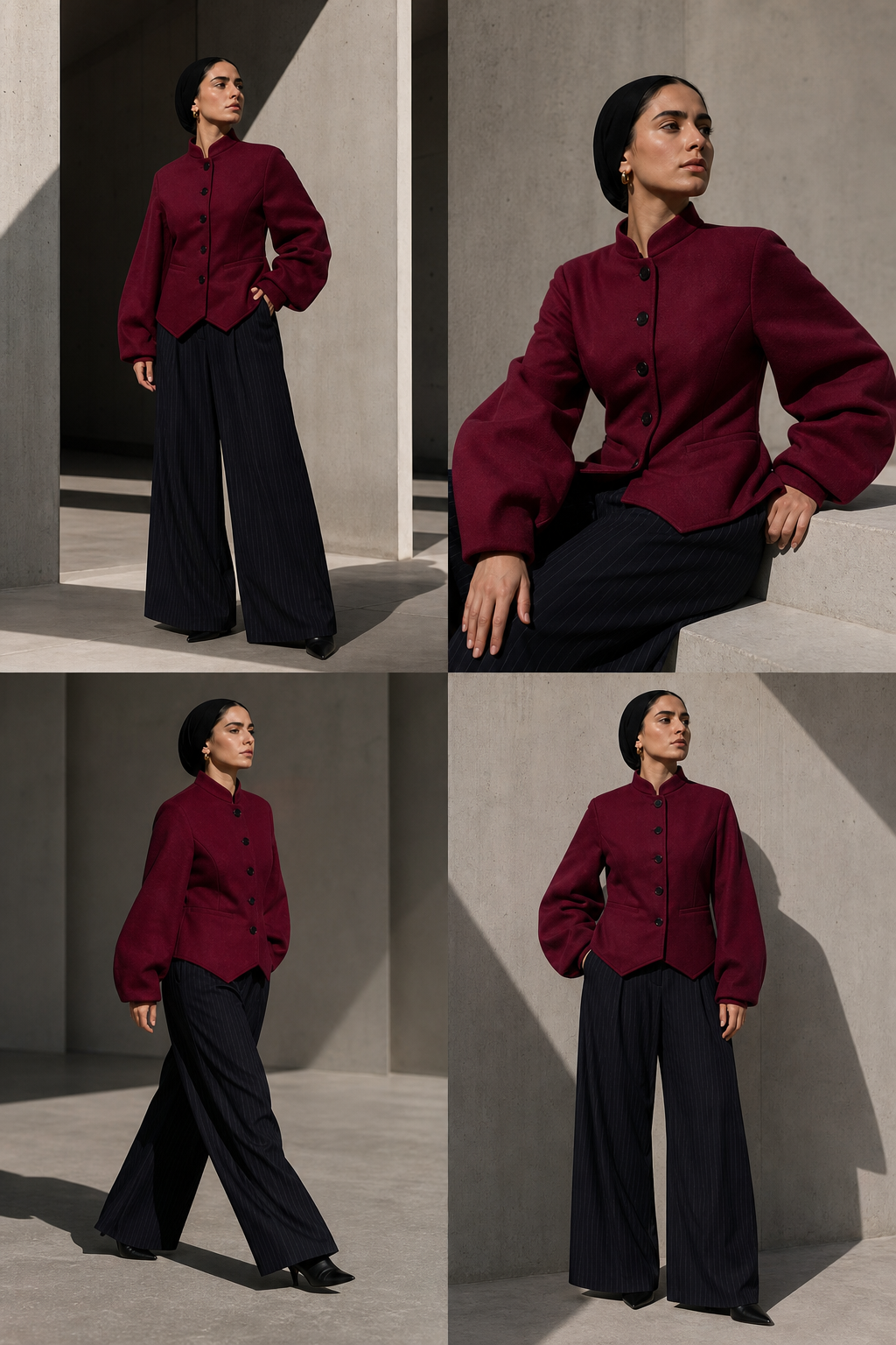 Wide Pleated Pants